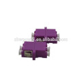 High quality Duplex LC OM4 adapter OM4 fiber optic adapter with purple color